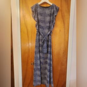 Michael Kors Maxi Dress Size XS in Navy and White